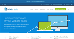 Desktop Screenshot of exclusivemedia.biz
